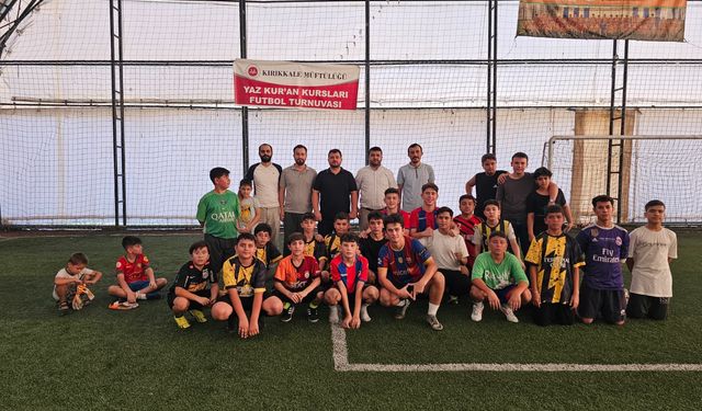 Kırıkkale’de Yaz Kur’an Kursu Futbol Turnuvası Sürüyor