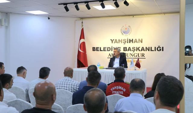 Yahşihan’da Belediye Çalışmaları Masaya Yatırıldı
