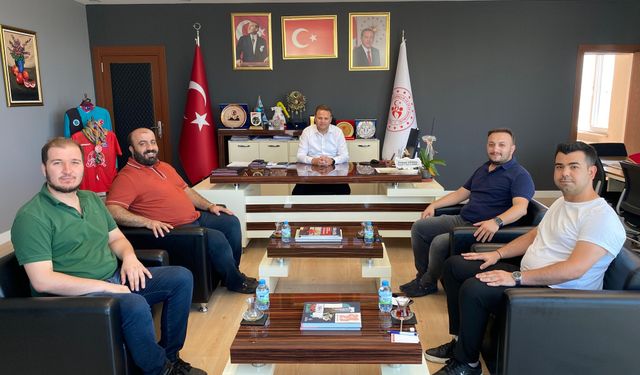 Kırıkkale Barosu Spor Kulübü’nden İl Müdürü Güneş’e Ziyaret