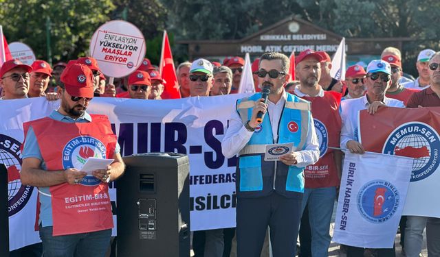 Kırıkkale’de Memur-Sen “Yetersiz Teklife Hayır” Dedi