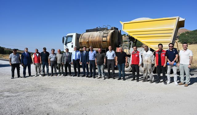 Vali Makas, Koruköy’de Yol Çalışmalarını İnceledi