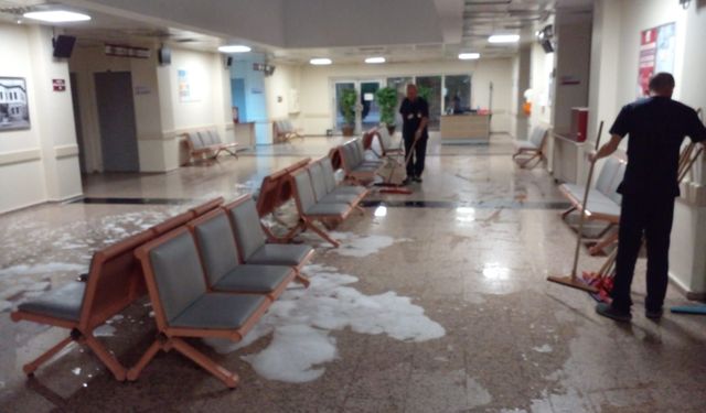 Yüksek İhtisas Hastanesi’nde Hijyen Mesaisi