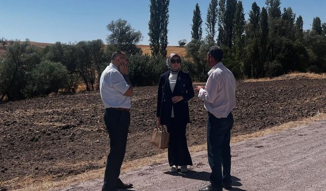 Kaymakam Uzunyol, Yukarışıh Köyü’nde İncelemelerde Bulundu