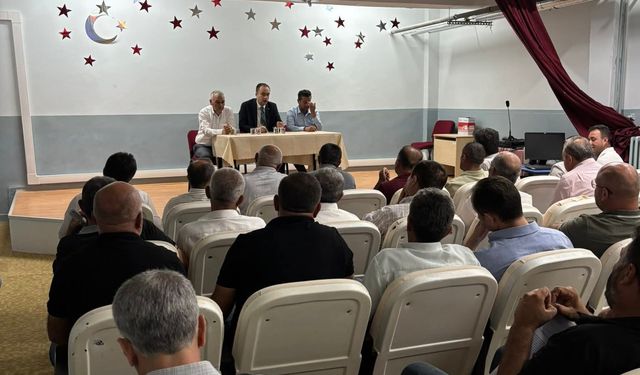 Kaymakam Fidan Muhtarları dinledi