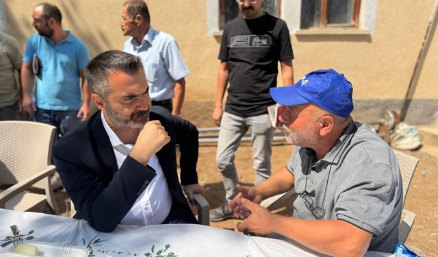 Kaplan ,köyleri ziyaret etti