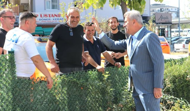 Başkan Sungur çalışmaları yerinde inceledi