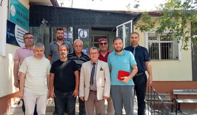 Karakeçili’de Okul Müdürü Muhammet Ergüder Yılmaz’a Veda