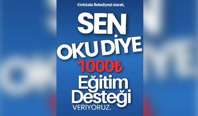 Kırıkkale Belediyesi’nden Eğitime Büyük Katkı