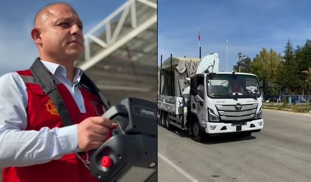 Kırıkkale Belediyesi Yeni Nesil Vinçle Hizmette