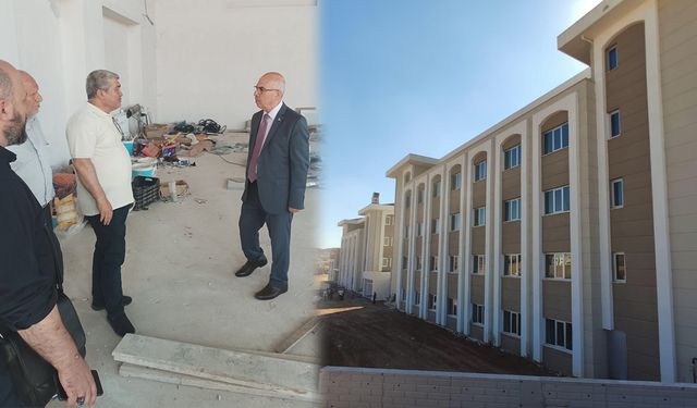 Müftü Topal, Dini İhtisas Merkezi İnşaatını İnceledi