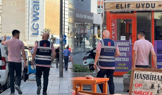 Kırıkkale'de Maliye Görevlileri İş Yerlerinde Kontrol Yapıyor