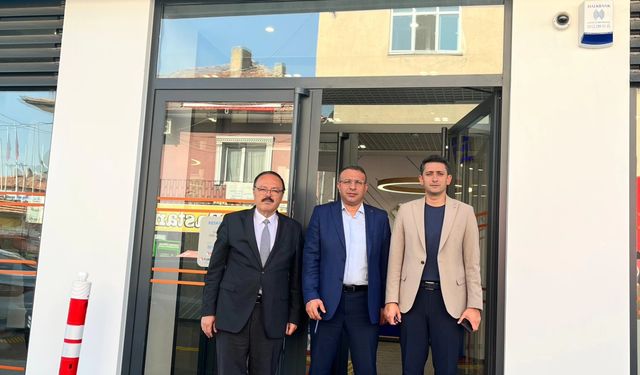Keskin Kaymakamı Kayatürk’ten Halkbank Ziyareti