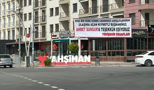 Yahşihan Esnafı Başkan Sungur’a Memnuniyetini Gösterdi