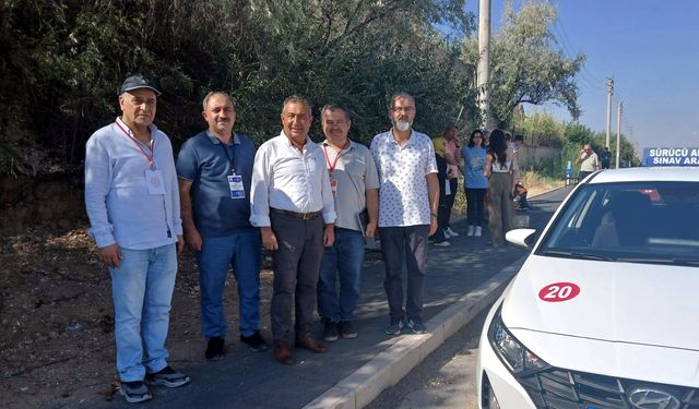 Müdür Güney, Direksiyon Sınavı Parkurunu İnceledi