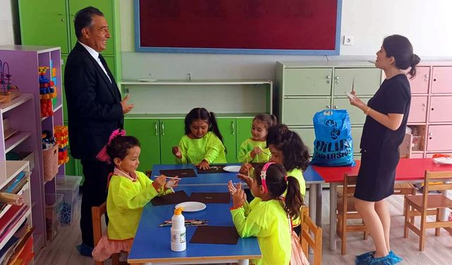 Milli Eğitim Müdürü Güney, Miniklerle Bir Arada