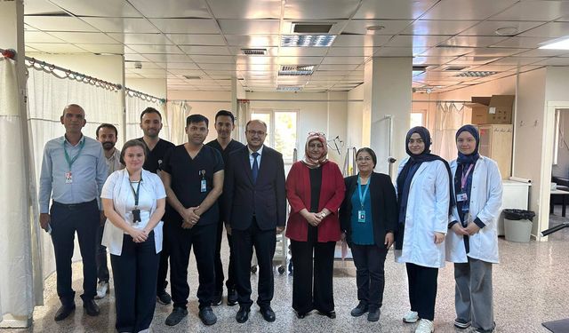 Başhekim Varol'dan Fizyoterapistlere Anlamlı Ziyaret