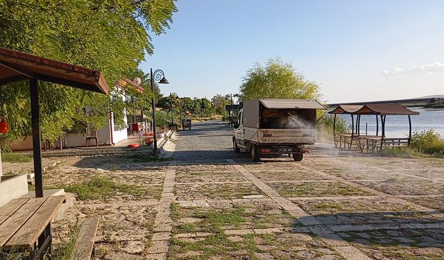 Keskin’de Çeşnigir Köprüsü ve Mesire Alanı İlaçlandı