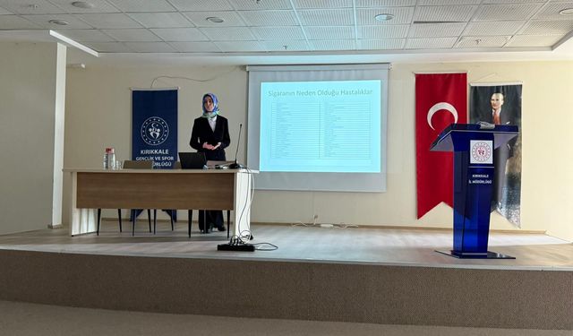 Kırıkkale’de Öğrencilere Sigaranın Zararları Anlatıldı