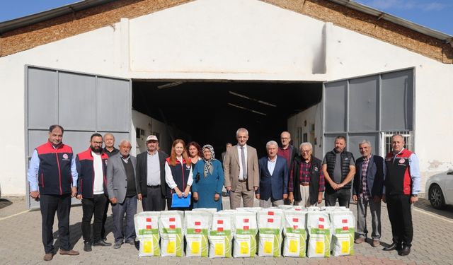 Kırıkkale’de Üreticilere Ispanak Tohumu Dağıtıldı
