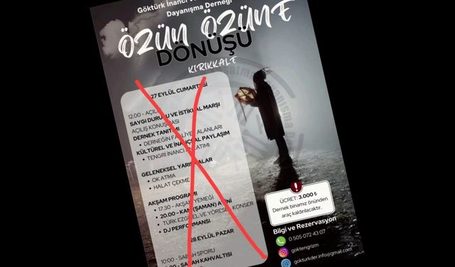 Ucube Derneğe Kırıkkale'den tepki
