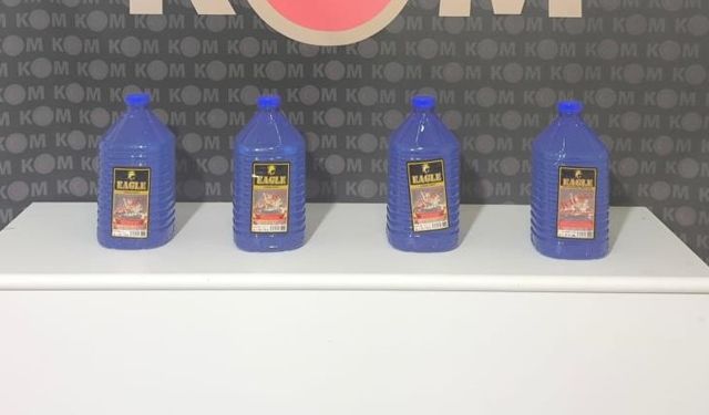 Kırıkkale’de Kargodan Kaçak Alkol Çıktı