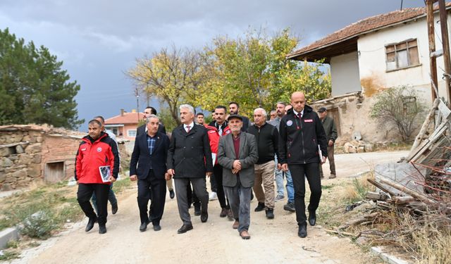 Vali Makas’tan Balışeyh Köylerine Yatırım İncelemesi