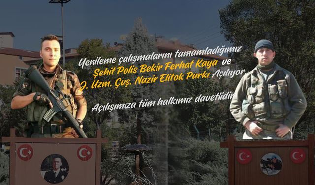Kırıkkale’de İki Şehit Parkı Hizmete Açılıyor