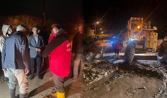 Bahşılı’da Sel Felaketine Anında Müdahale