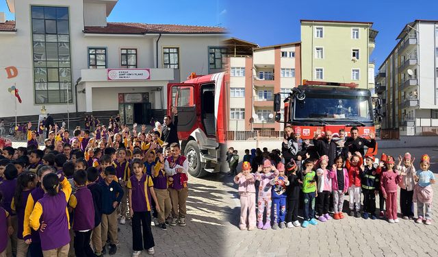 Kırıkkale’de Çocuklara Yangın Güvenliği Anlatıldı