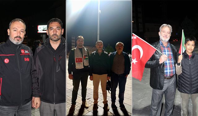 Kırıkkale’de Vatandaşlar Gazze İçin Meydandaydı