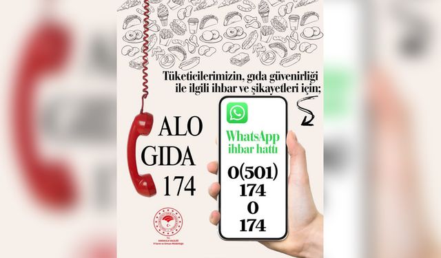 Kırıkkale’de Gıda İhbar Hattı Hizmete Girdi