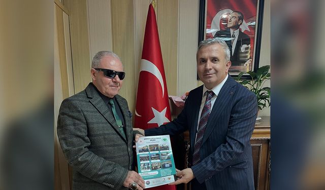 Bekir Akdeniz’den Ergeç’e Anlamlı Hediye