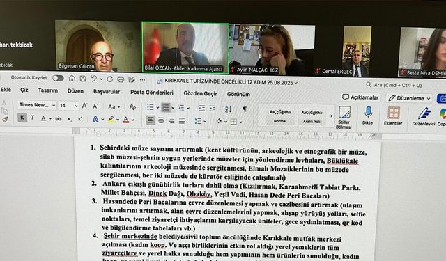 Kırıkkale’de Turizm Yol Haritası Belirlendi