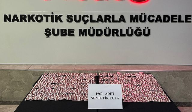 Kırıkkale’de 2.292 Sentetik Madde Ele Geçirildi