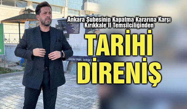 Kırıkkale Mimarları Tarihi Bir Direnişe İmza Attı