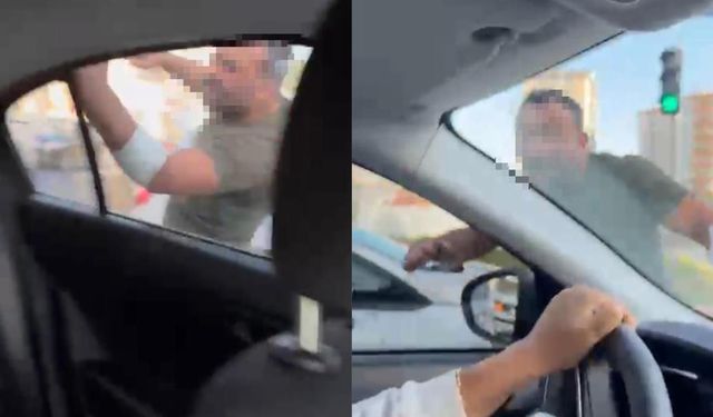 Trafikte Tartıştığı Kadınların Otomobilini Yumrukladı