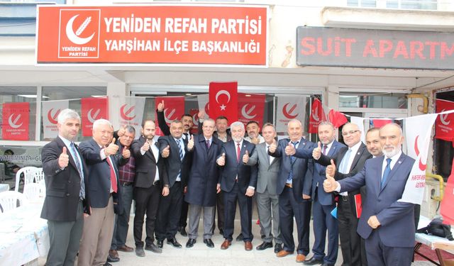 Yahşihan’da Yeniden Refah’tan Coşkulu Açılış