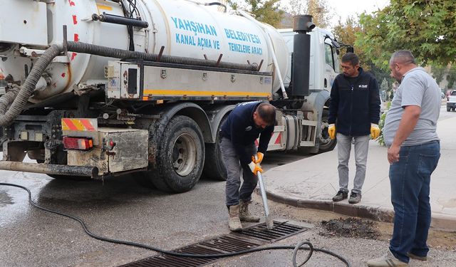 Yahşihan’da Mazgal Temizlik Çalışmaları Sürüyor