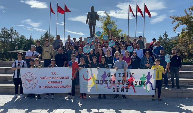 Kırıkkale’de Vatandaşlar Sağlıklı Gelecek İçin Yürüdü