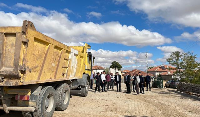Delice’de Tekke Köyünde Kilit Parke Çalışmaları İncelendi