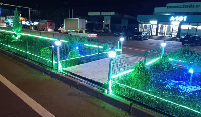 Balışeyh’te Orta Refüj Işıklandırması Tamamlandı