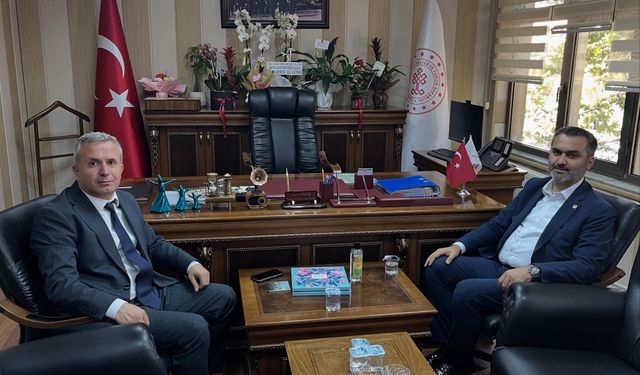 Kaplan’dan İl Müdürü Ergeç’e Hayırlı Olsun Ziyareti