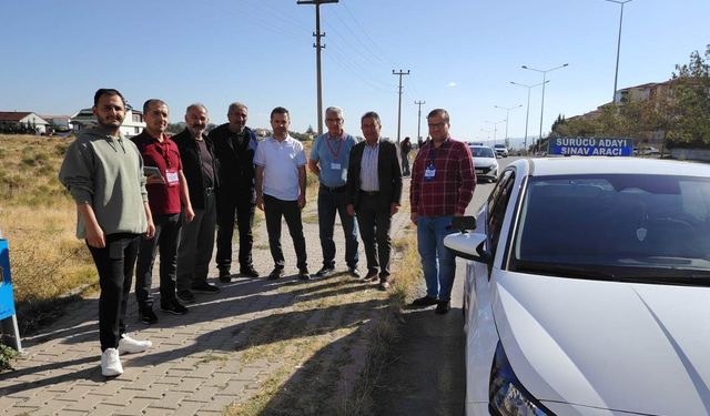 Müdür Güney’den Sınav Parkuruna Detaylı İnceleme