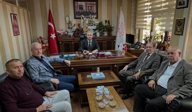 Esnaf Odaları Birliği’nden İl Müdürü Ergeç’e Ziyaret
