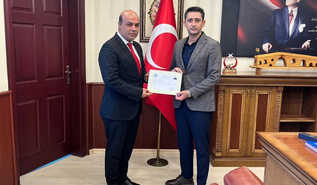 Keskin’de Görevini Tamamlayan Yan’a Vefa Belgesi