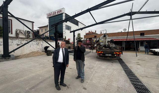 Başkan Cönger Kapalı Pazar Projesini İnceledi