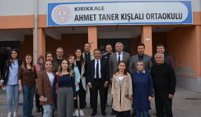 Kırıkkale MEM’den Okul Ziyaretleri Devam Ediyor