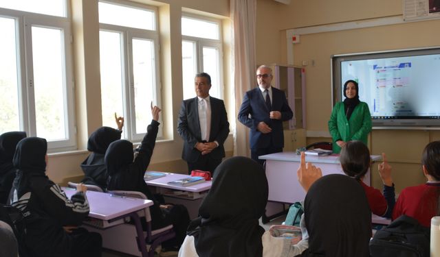 İl Müdürü Güney’den Okul Ziyaretleri Sürüyor