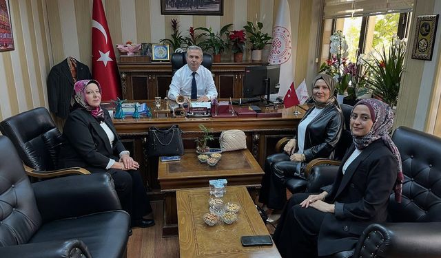 Kadın ve Aile Derneği’nden Müdür Ergeç’e Ziyaret