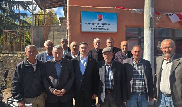 Bozdağ’dan CHP Çelebi İlçe Yönetimine Ziyaret